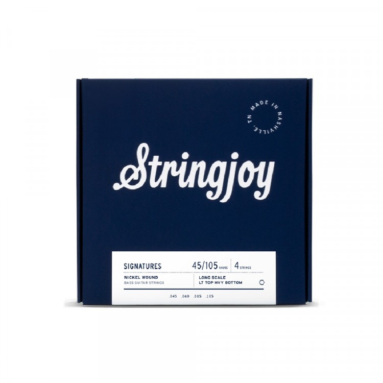 Stringjoy SIGNATURE Long Scale Nickel Wound 50-105 鎳纏繞 4弦電貝斯套弦 STRSJ-BA50105LS